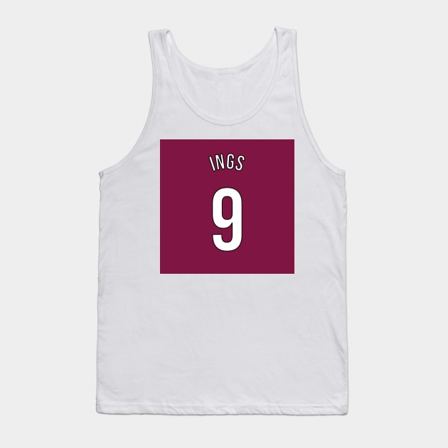 Ings 9 Home Kit - 22/23 Season Tank Top by GotchaFace